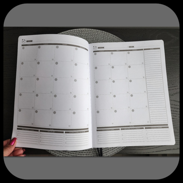 PANDA PLANNER || Non-Dated 12-Month, Weekly, Daily in Other in Abbotsford - Image 4