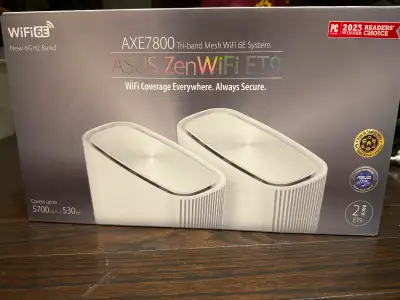 ASUS Zenwifi ET9 Mesh Wifi 6E, View more