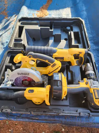 DeWalt 4 Pc. DCK450X Combo Kit Sawzall XRP Drill Circular Saw ++, View more