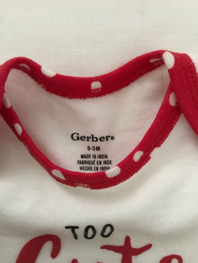 New Gerber Baby Onesie-  Manotick  in Clothing - 0-3 Months in Ottawa - Image 3