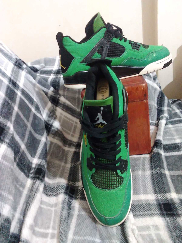 Jordan 4 Manilla Green in Men's Shoes in Brantford