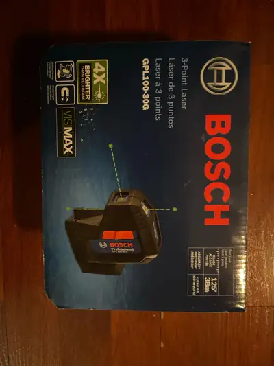 Bosch GPL100-30 brand new, View more
