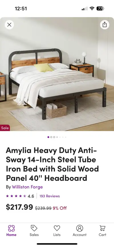 California King Bed frame, View more