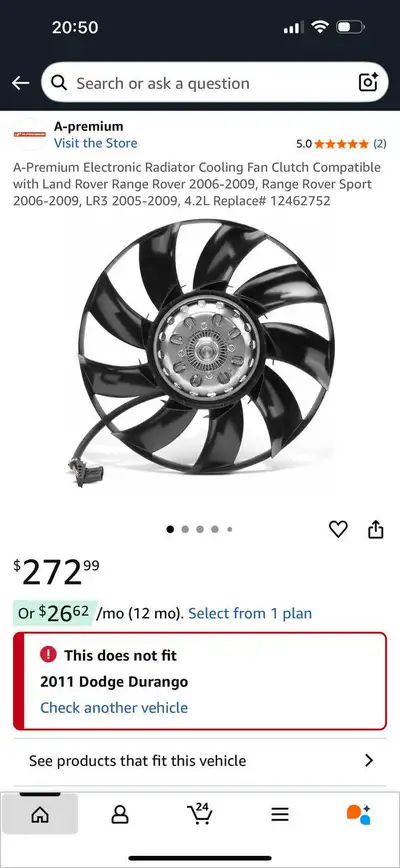 A-Premium Electronic Radiator Cooling Fan Clutch – Land Rover Range Rover / Range Rover Sport / LR3...