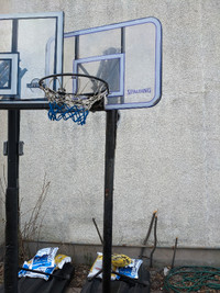 Spalding full-height (10 ft) adjustable portable basketball net