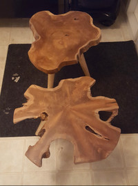 Teak root coffee table or side tables
