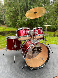 CB Drums Junior 5-Piece Drum Set (JRX55-PKWR)