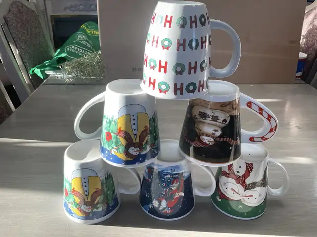 lôt de verre et de tasse  antique  in Kitchen & Dining Wares in Thetford Mines - Image 6