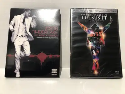 DVDs for Dance Fans - Justin Timberlake & Michael Jackson (New)