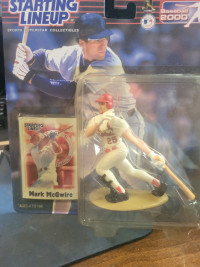 Mark McGwire 2000 starting lineup/Topps Action Flats