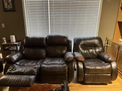 Leather sofa set, View more