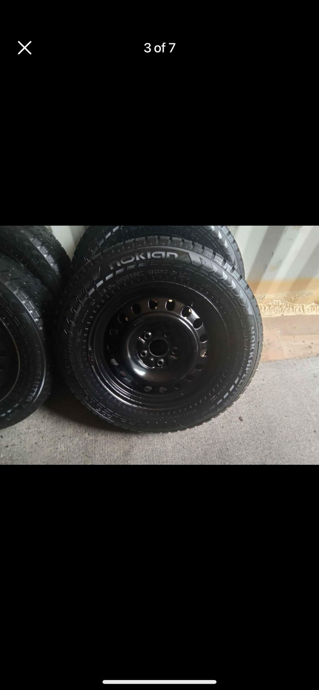 Set of 4 NOKIAN winter tires with rims (225 65 17) pattern (5×11 in Tires & Rims in Oakville / Halton Region - Image 3