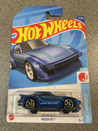 Hot wheels Mazda RX7 Rx-7 blue