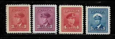 No. 251-252-254-255 Neufs Légère Charnière