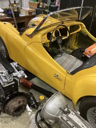 Hi, I need good used or new parts for my 1958 tr3a. Transmission clutch fork. Clutch linkage parts....