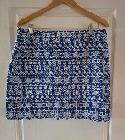 LOFT Skirt with Embroidered Detailing, View more