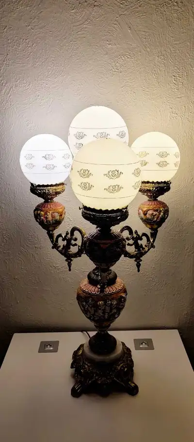 Antique Brass Lamp, View more