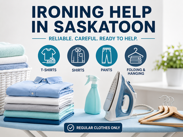 Ironing Help in Saskatoon504471812183828480
