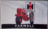 Farmall-International Harvester Tractor Flag, New, 3' x 5'