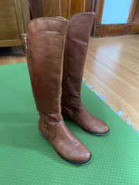 Steve Madden Brown Leather Boots sz 7.5