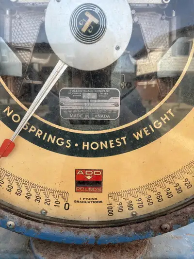 Toledo 1000lb scale $1500.00, View more