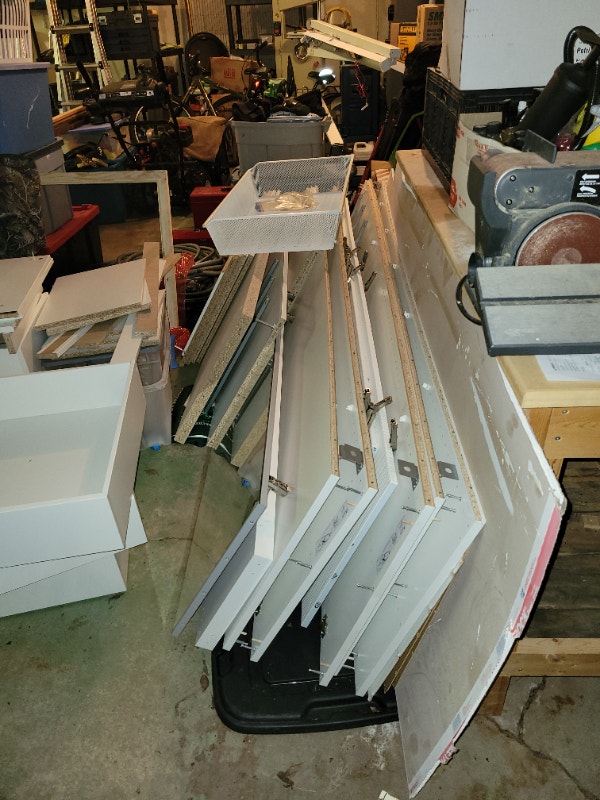 IKEA PAX Corner Wardrobe/Armoire white & mirror Dressers