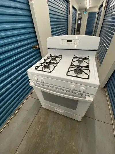 GE WHITE GAS RANGE  , View more