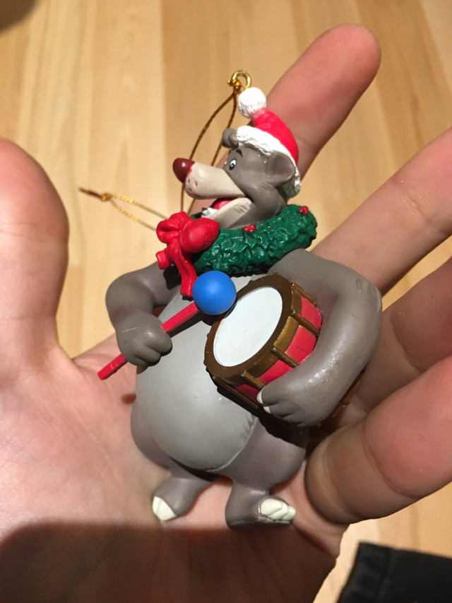 Vintage Disney Baloo bear jungle book Christmas grolier ornament in Arts & Collectibles in Mississauga / Peel Region - Image 2