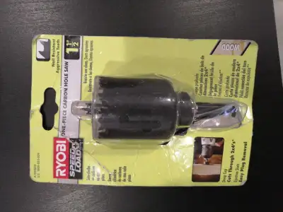 Ryobi carbon hole saw 1.5", View more
