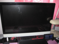 FS: A 27 inches screen with one piece computer quad core setting