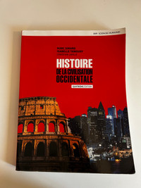 Manuel/livre cégep: Histoire de la civilisation occidentale 4e