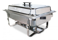9 L / 9.5 QT Chafing Dish with Fixed Legs by OMCAN