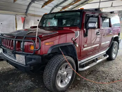 HUMMER H2 2005 SEULEMENT 124000 KILOMETRE A ECHANGÉ POUR UN MOTORISÉ CAMPEUR MOTORHOME POUR INFO MAR...