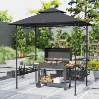 8' x 5' Barbecue Gazebo, 2-Tier BBQ Gazebo with 2 Side Shelves Markham / York Region Toronto (GTA) Preview