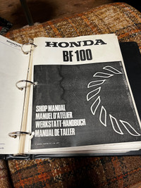 Honda BF 100 shop manual 