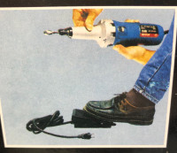 Electric foot switch.