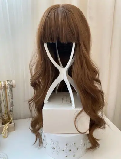 new brown long wig with bangs , View more