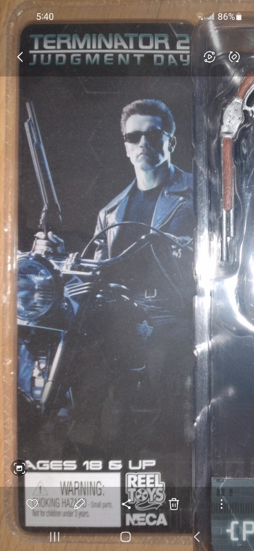 terminator figures x2 ,and one nice bike model..$100 in Arts & Collectibles in Saskatoon - Image 3