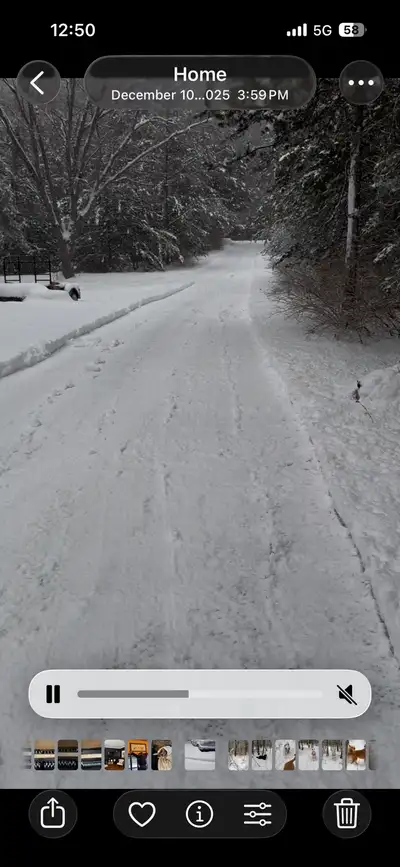 looking for someone to Snowplow my long driveway , View more