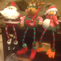 Holiday Lighted Leg Sitters