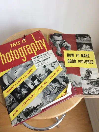 Two Film Photography Books. $10 for two books. Pick up at Yonge/Finch ********** I will remove this...