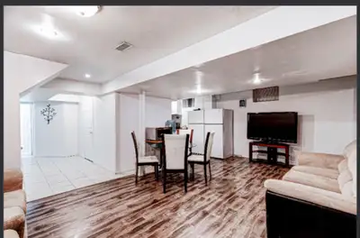 Beautiful 2 bedroom basement apartment with 1. Separate entrance with door bell and fully private 2....