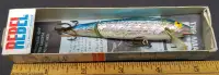 Jointed Rebel Blue & Silver Minnow Lure for Walleye, Bass, Pike