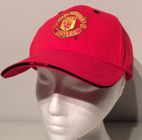 Manchester United Football Soccer MUFC ManU Red Baseball Cap Hat