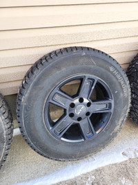 Hankook Studded Winter Tires 265/75/R18 on RTX rims with TPS