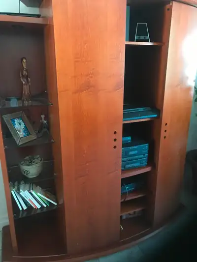 Armoire fonctionnelle pour salon, salle à dîner, chambre, View more