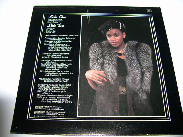Alma Faye Brooks - Doin' it (1979) LP DISCO dans CD, DVD et Blu-ray  à Ville de Montréal - Image 2