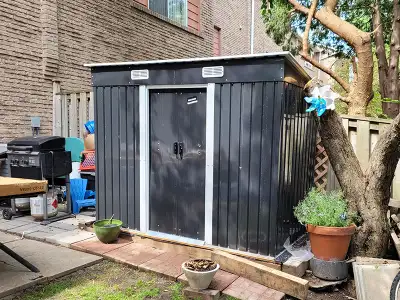 4x8 Metal Garden Shed, View more