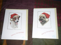 Cairn, Jack Russell, Sheltie, Rottie, Yorkie Christmas cards