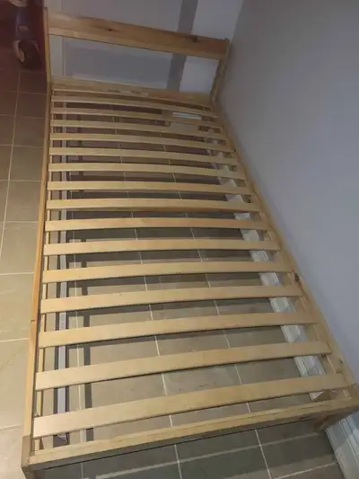 Twin bed frame+slat, View more